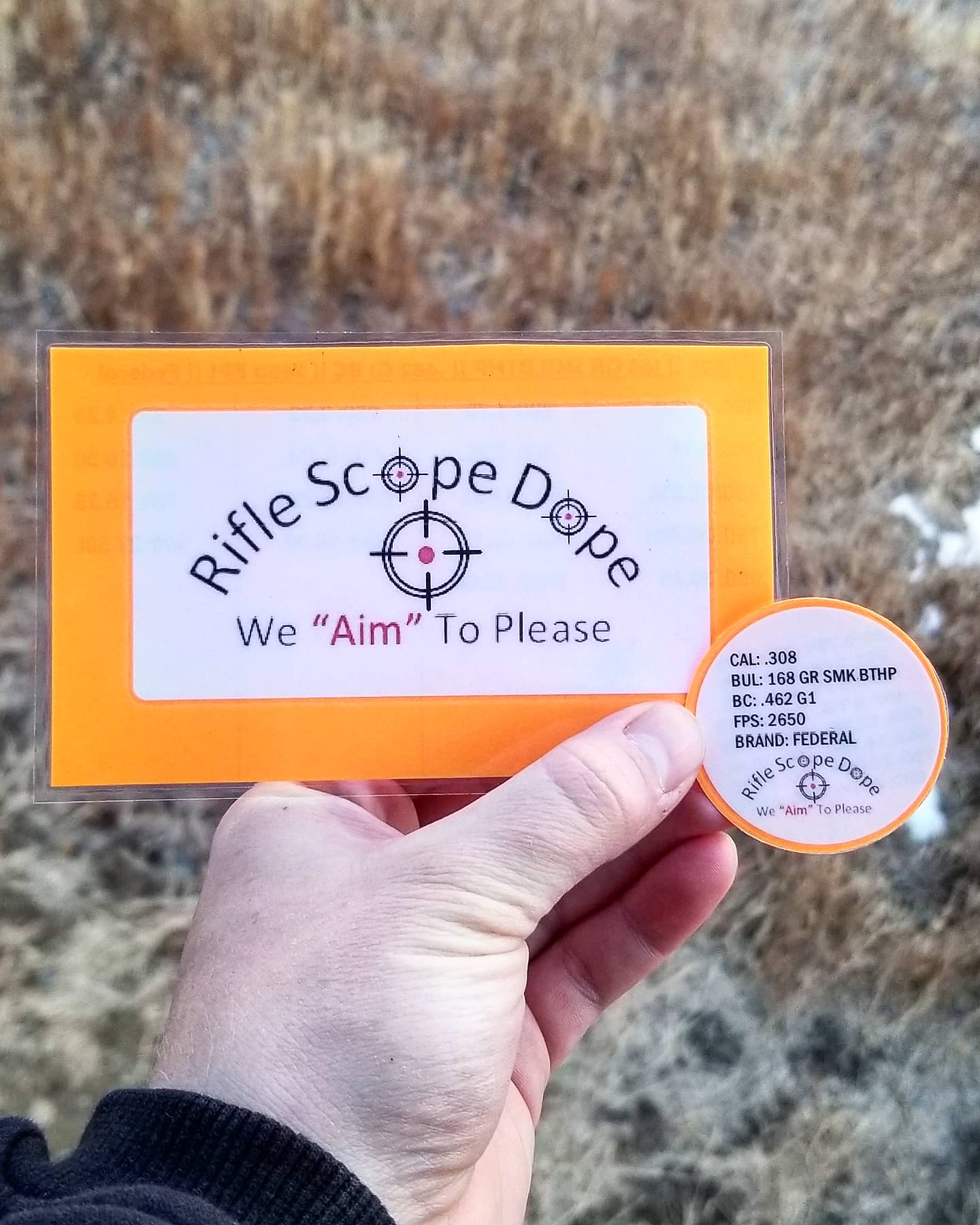 Custom Build Your Dope Disk Rifle Scope Dope